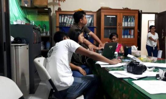 Perekaman e-KTP di kantor Perbekel Desa Mengwi pada tanggal 16 & 17 Pebruari 2018